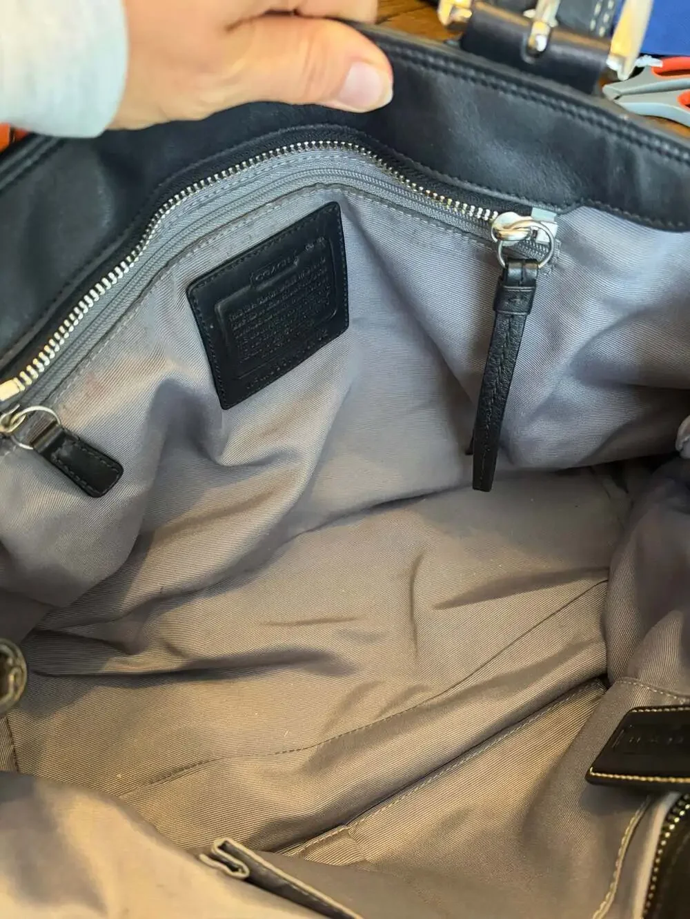 Vintage y2k Coach Soho Pleated black leather shoulder bag